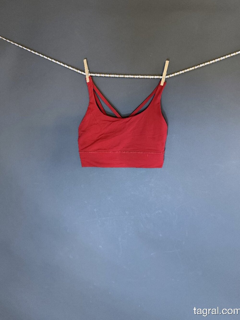 lululemon athletica Deep Red Strappy Sports Bra